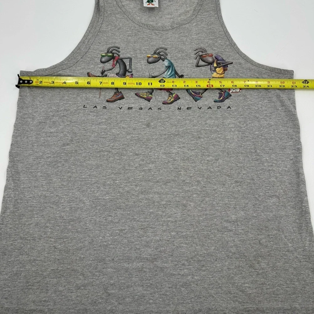 Duck Company Gray Las Vegas Nevada Joe Hiker‎ Characters Tank Top XL X-Large